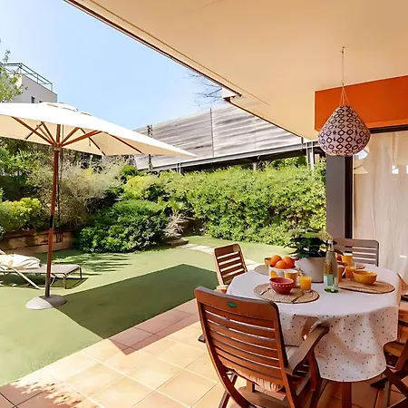 Pretty Garden Apartment Next To A Charming Beach Lloret de Mar Exterior photo